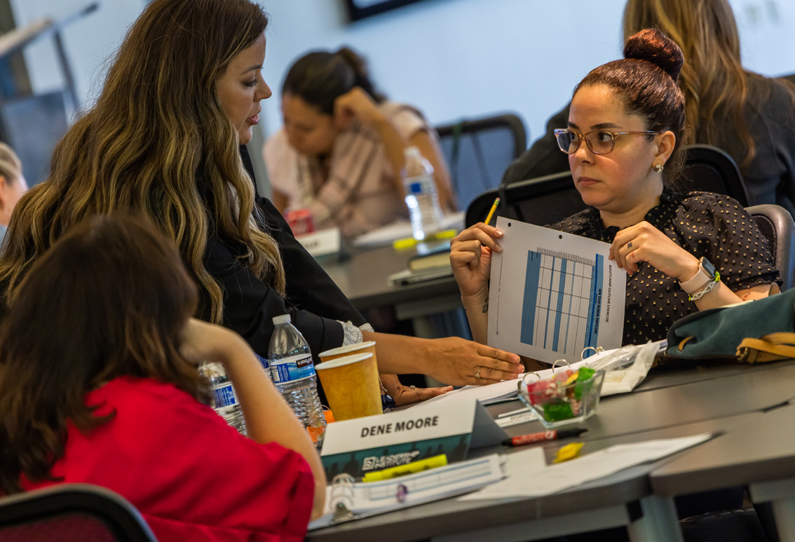 A Certified Training Specialist coaching a practice team